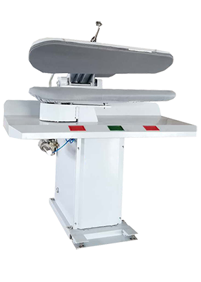 Pneumatic universal dry cleaning press